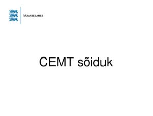 CEMT koolituse materjalid pdf