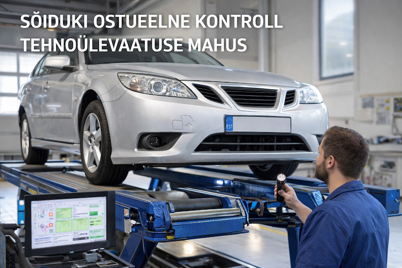 sõiduki ostueelne kontroll tehnoülevaatuse mahus